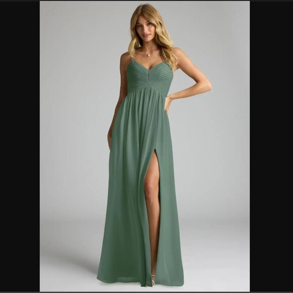 Azazie Dresses & Skirts - Azazie Alia, Eucalyptus